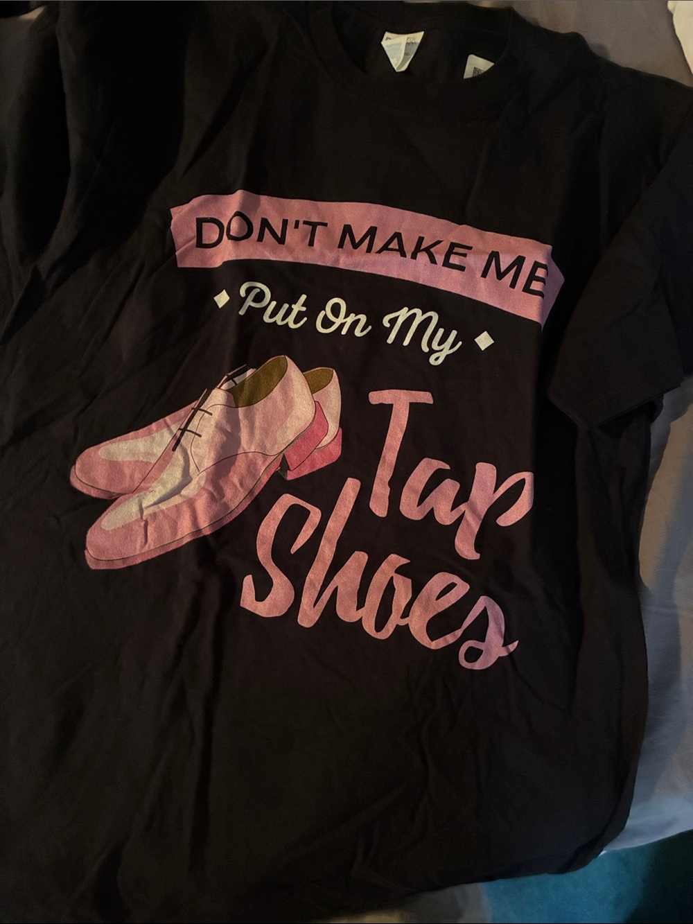 Lot of TAP dance shirts. Brand NEW